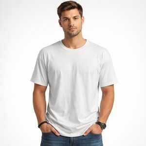 Dapper Boi cotton white tee shirt 3X soft stretch classic